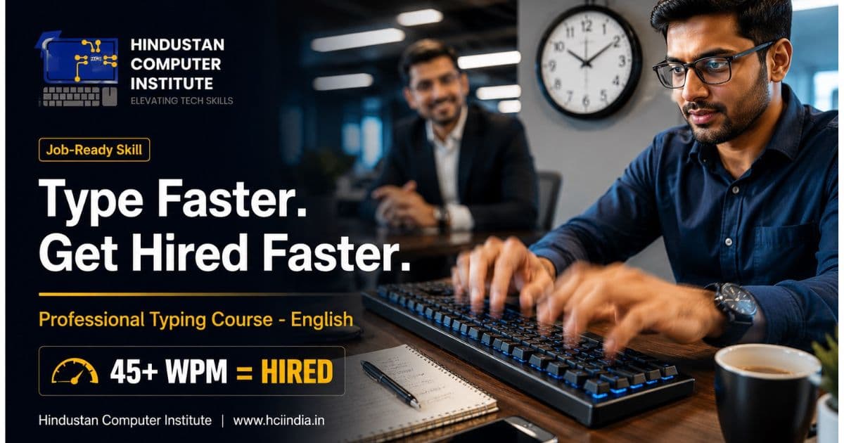 Professional Typing Professional Typing Course | Increase Speed to 40+ WPM | HCI