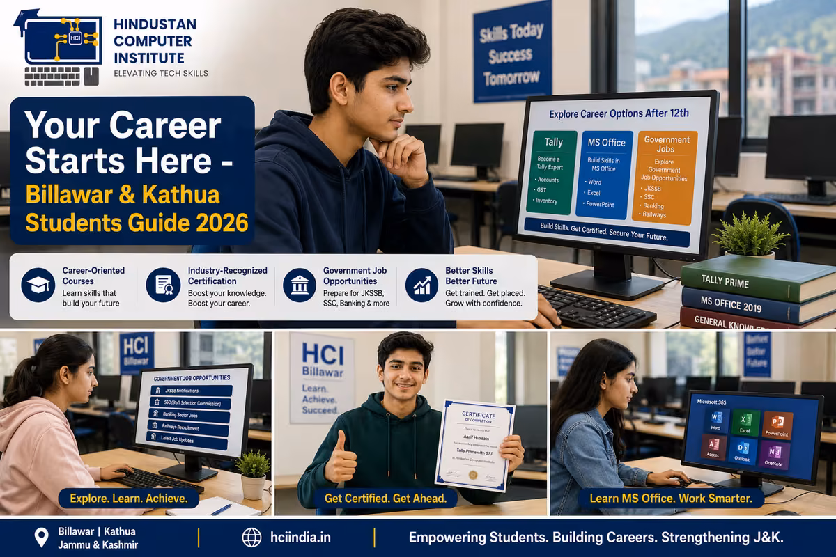 Best Career Options After 12th in Billawar & Kathua (2026 Guide)