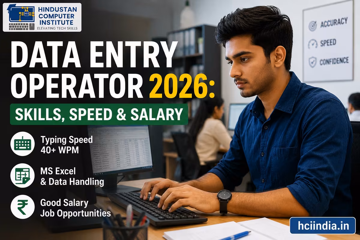 Data Entry Operator 2026: Qualification, Course, Typing Speed & Salary