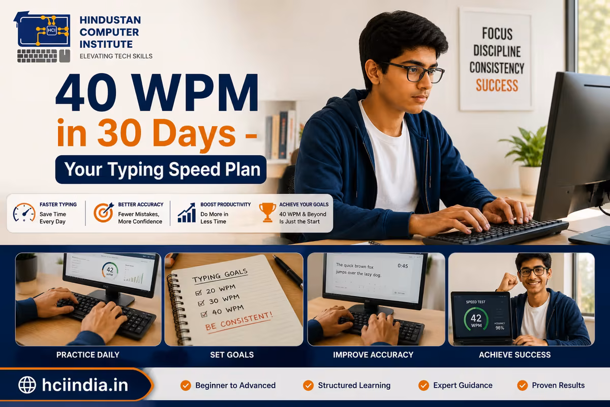 How to Increase Typing Speed Above 40 WPM in 30 Days