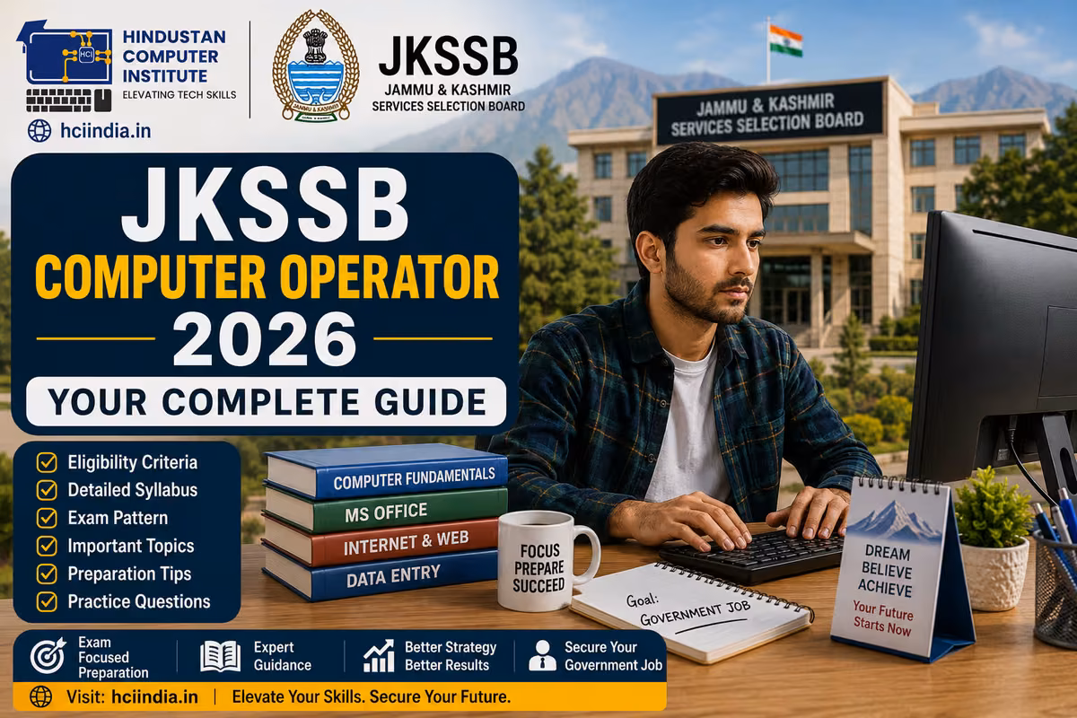 JKSSB Computer Operator Posts 2026: Eligibility & Preparation Guide