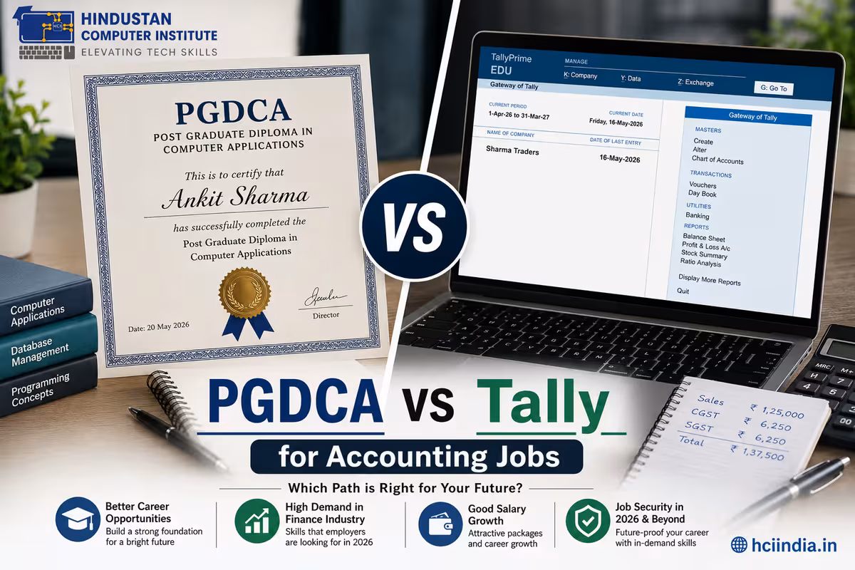 PGDCA vs Tally: Which Is Better for Accounting Jobs?