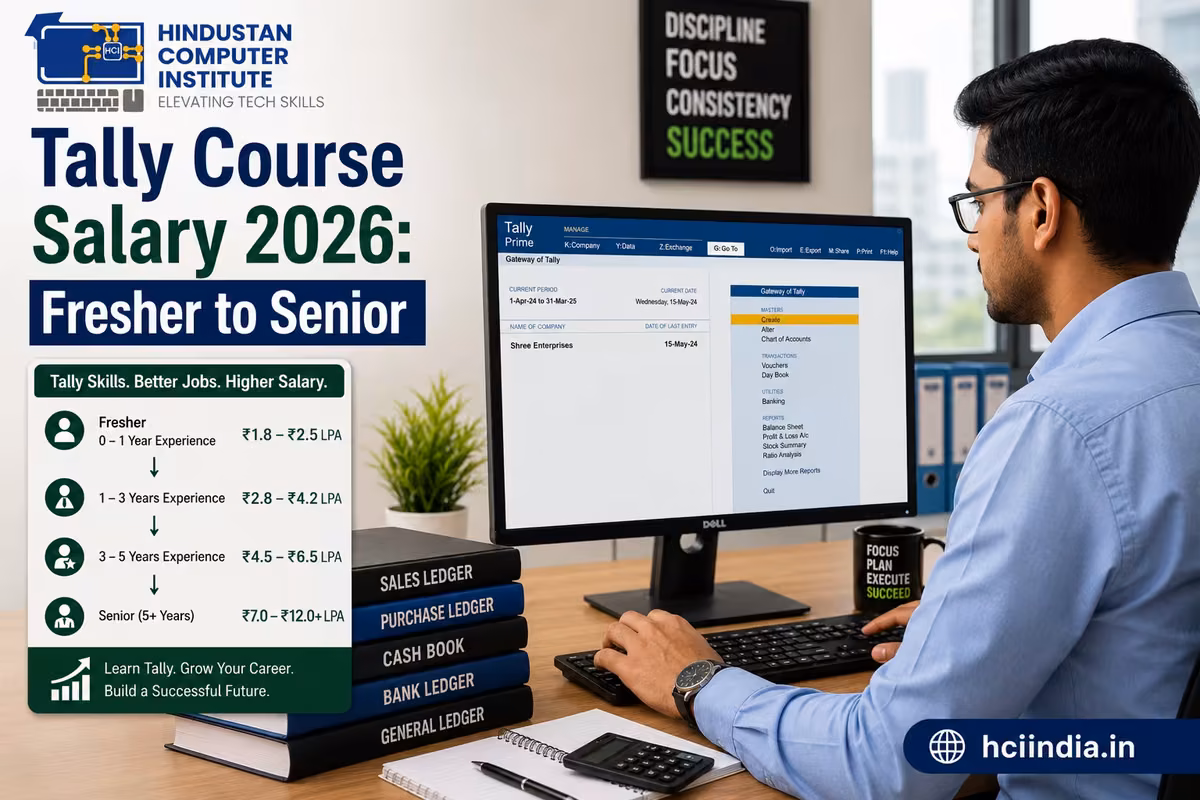 Tally Course Salary 2026: Fresher to Senior Accountant, Month by Month