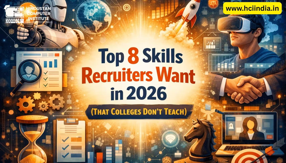 Top 8 Skills Recruiters Want in 2026 (That Colleges Don't Teach)
