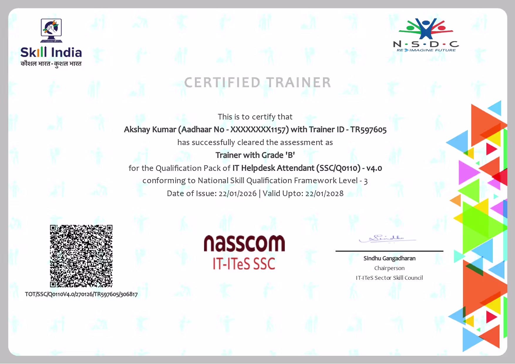 Hindustan Computer Institute - NASSCOM Certified Trainer - 2026
